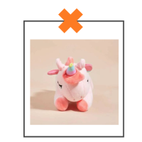 Unicorn knuffel roze